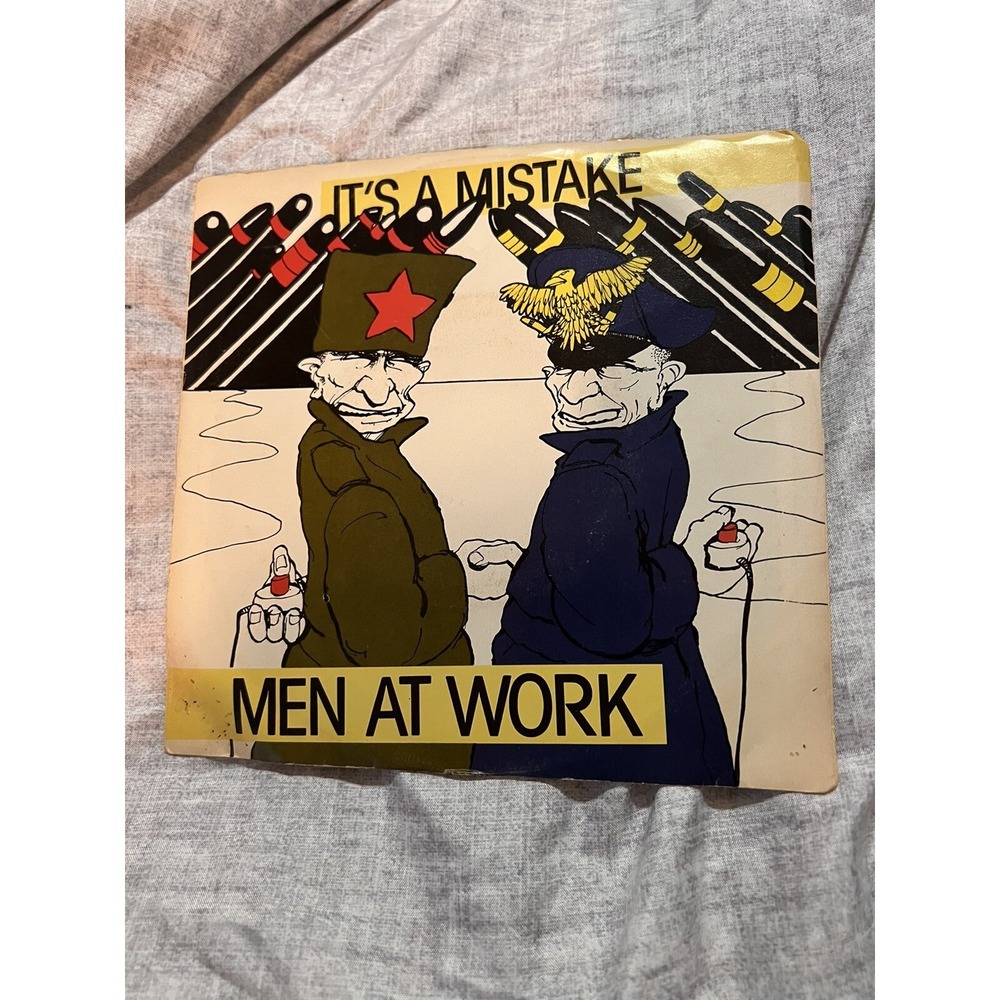1983 MINT-EXC Men At Work – It's A‎ Mistake / SHINTARO 03959 45 1983